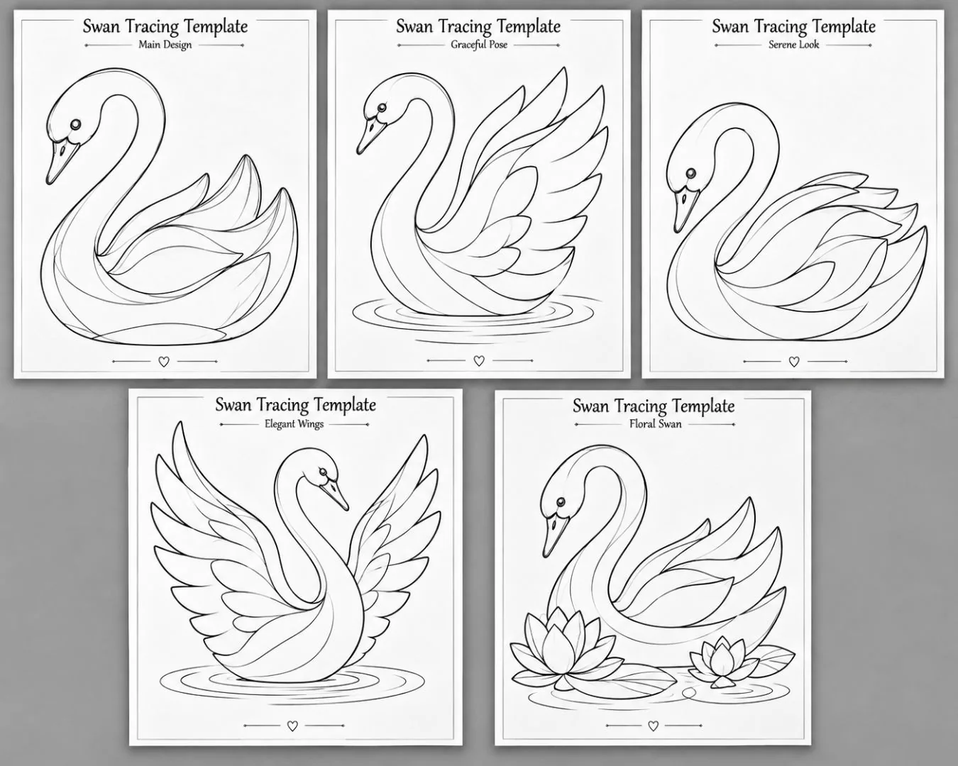 Bonus 1: The Ultimate Printable Tracing Template Pack