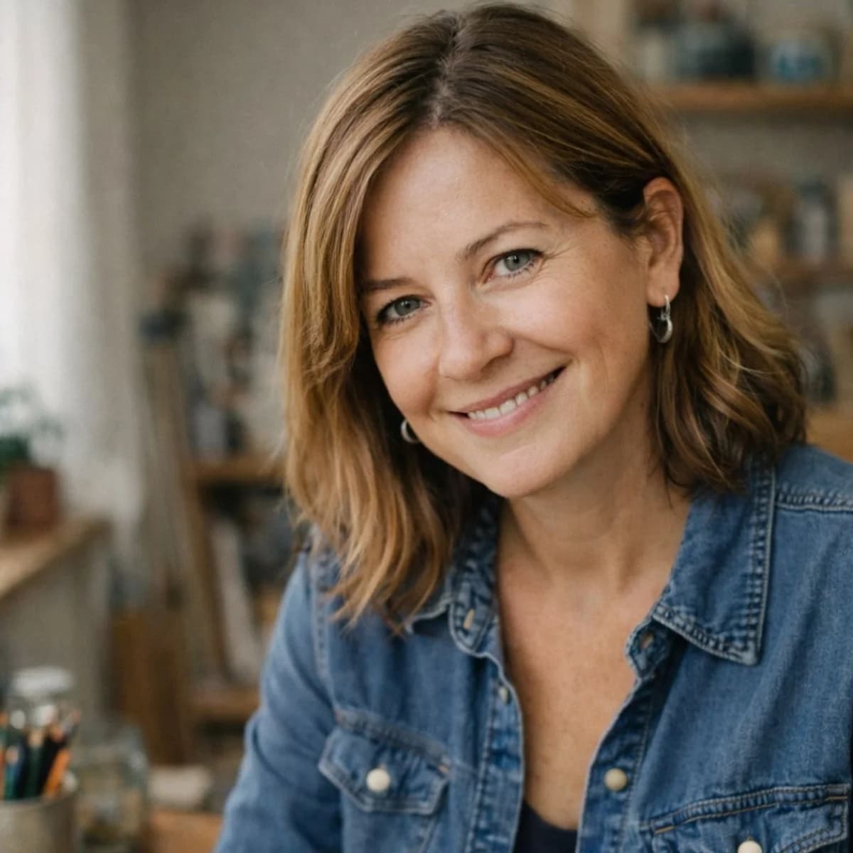 Katie, instructor and creator of The Crystal Swan Drawing Workshop